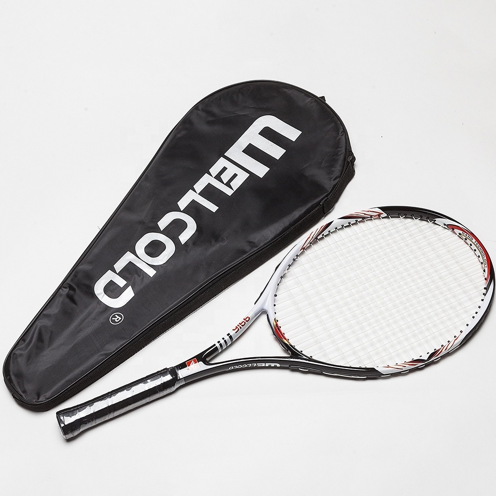 Super rackets wholesale tennis racket,customized tennis racquet professional with pvc grip