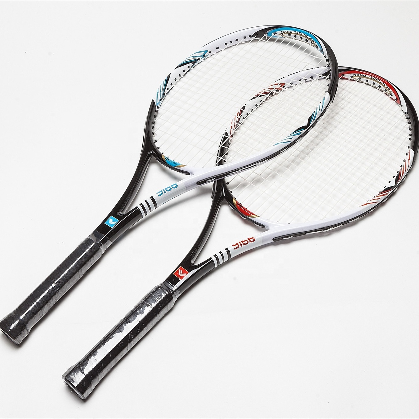 Super rackets wholesale tennis racket,customized tennis racquet professional with pvc grip