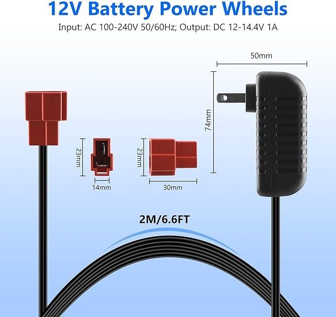 Kids Ride On Toys Car 12v Charger 12 Volt Battery Charger Children Car Powered Wheel Charger