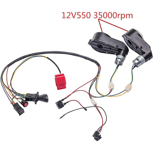 Top Selling Kids Ride On Car 24V Complete Wires Set Remote Control Circuit Borad Control Box Switch Shifter Gearbox