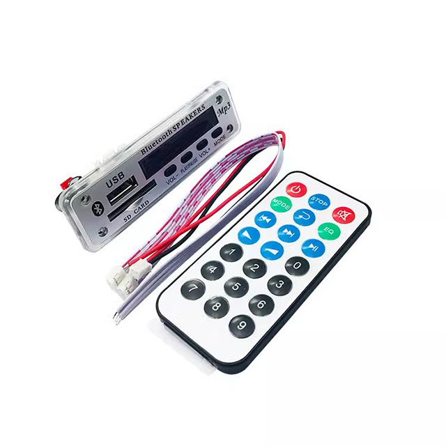 5V 12V Wireless BT Decoding Module 3.5mm Aux Fashion Music Mp3 Player Decoder Board Call Recording Car Speaker