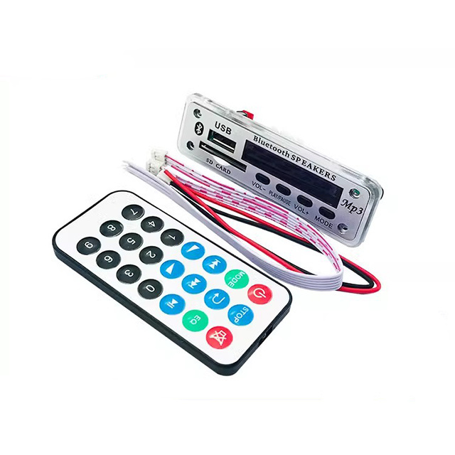 5V 12V Wireless BT Decoding Module 3.5mm Aux Fashion Music Mp3 Player Decoder Board Call Recording Car Speaker