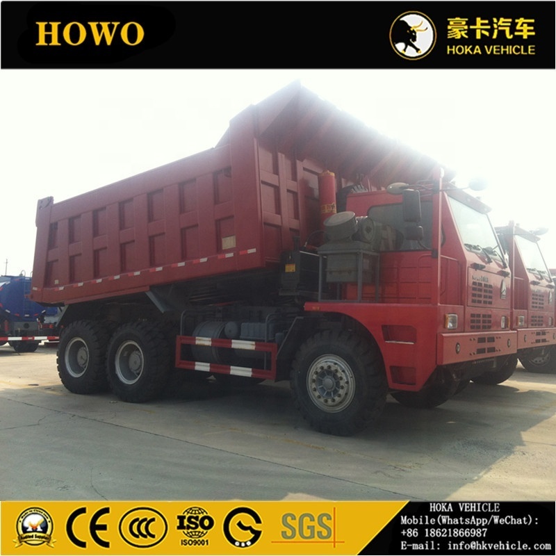 SINOTRUK HOWO 6X4 371HP 70T OFF ROAD MINING KING DUMP TRUCK WITH REAR GATE ZZ5707S3840AJ