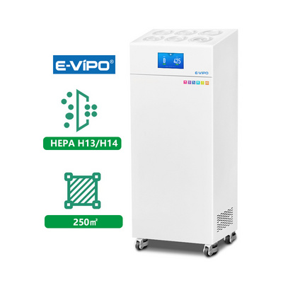 E-VIPO Air Purifiers UVC Medical Grade Hepa 13 Air Cleaner For Hospital Large Room Air Purifier