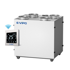 E-VIPO ErP2018 Fresh Air Handling Heat Exchanger Recuperator Home ERV HRV Ventilation HVAC Systems Parts Ventilation