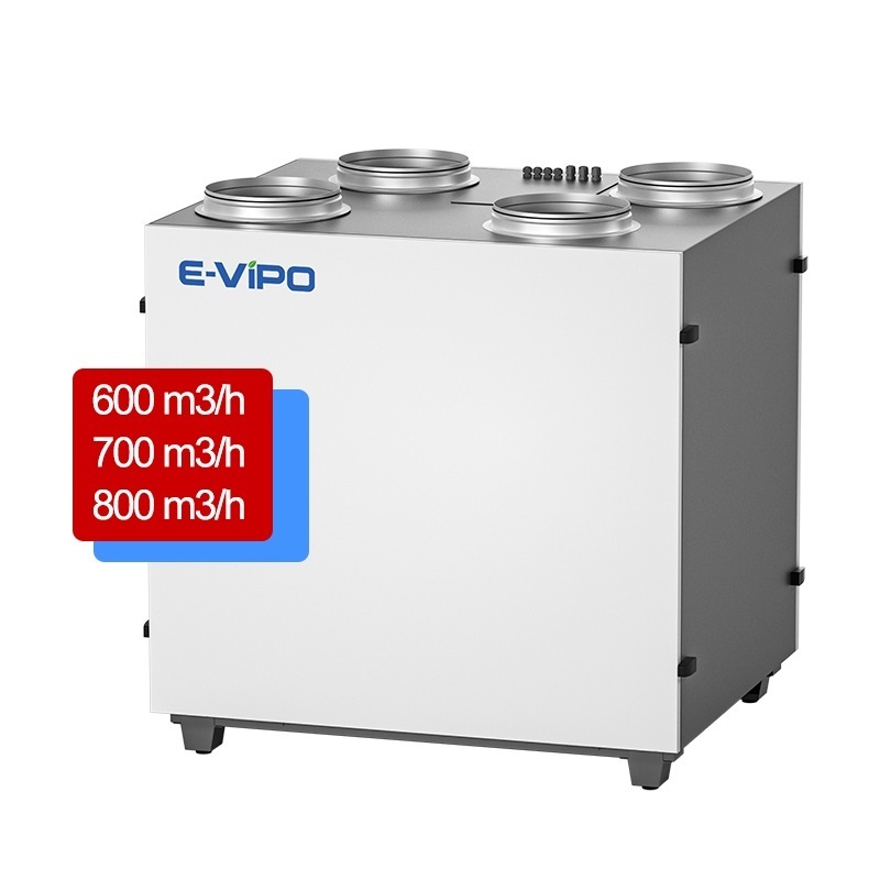 E-VIPO ErP2018 Fresh Air Handling Heat Exchanger Recuperator Home ERV HRV Ventilation HVAC Systems Parts Ventilation