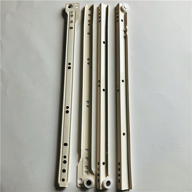 Hot selling SGS tested factory price 250mm-600mm powder coating Euro type drawer slide