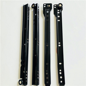 Hot selling SGS tested factory price 250mm-600mm powder coating Euro type drawer slide