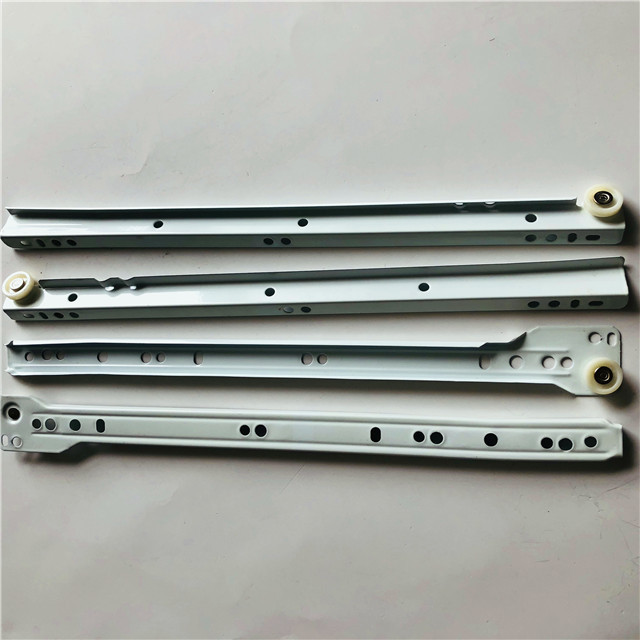 Hot selling SGS tested factory price 250mm-600mm powder coating Euro type drawer slide