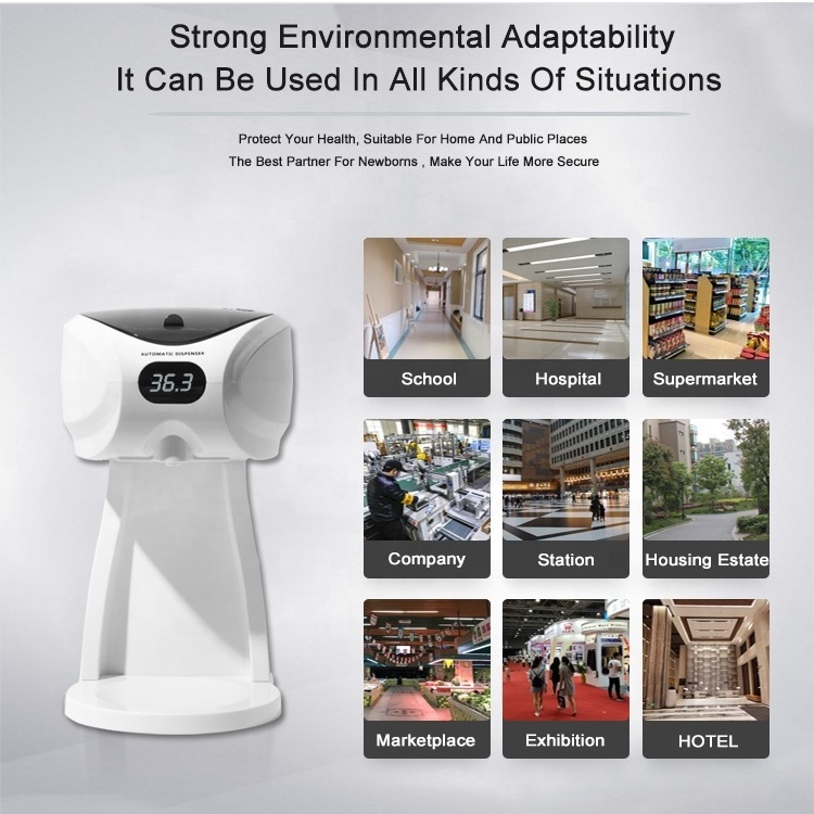 Commercial Wall Mounted 430ml Automatic Hand Sanitizer Alcohol Liquid Foam Spray Soap Dispenser For Hotel