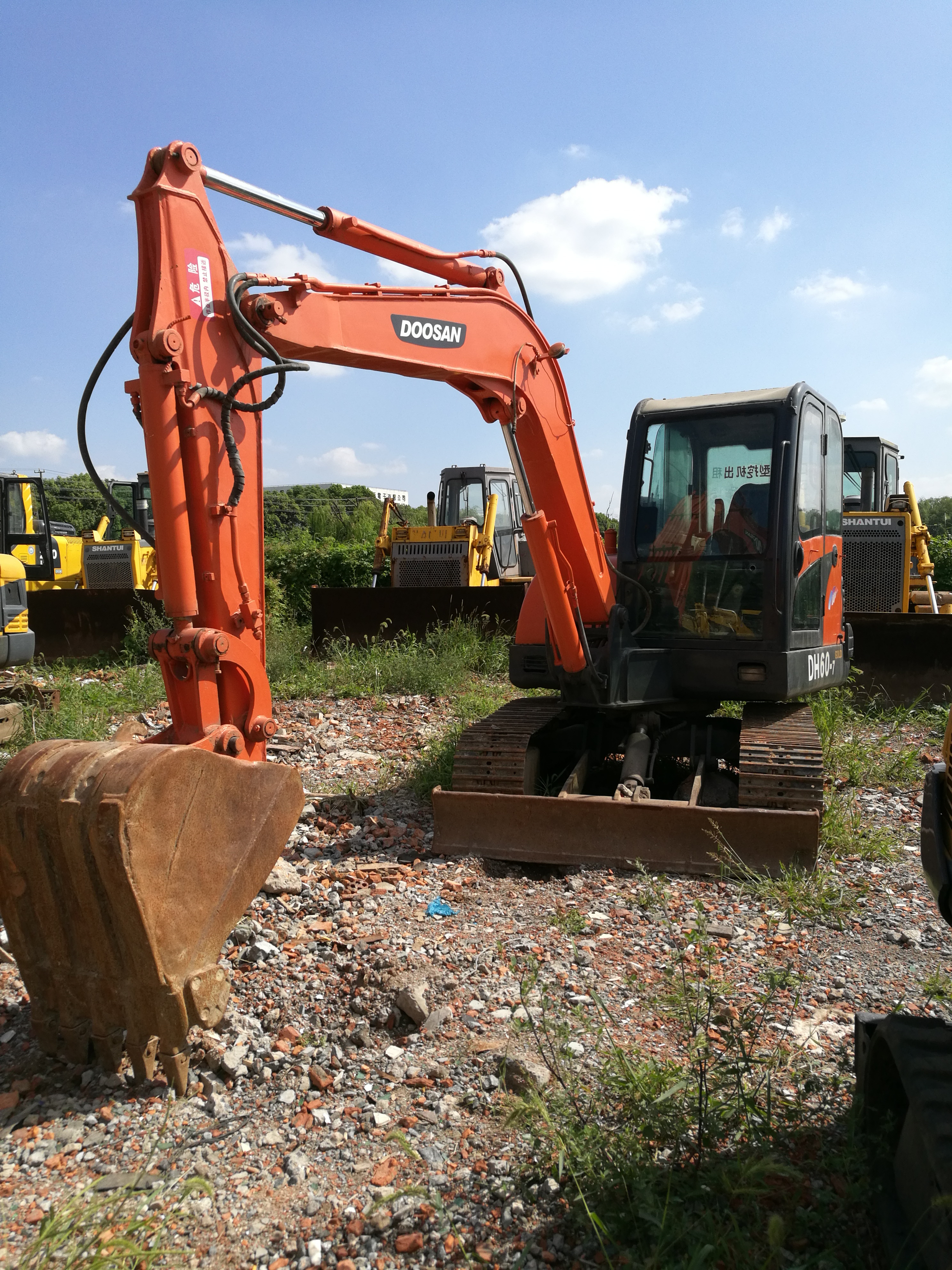 New arrival used mini excavator doosan DH60/original second hand doosan DH60-7