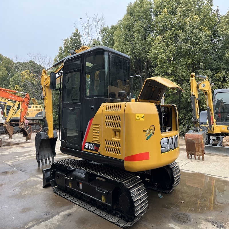 SANY 75 2021Year Used excavator SANY SY75C 7ton Used Second hand excavator SANY SY60C/75C/95C/135C/215C Good condition