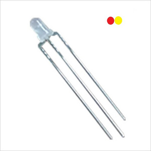 Diffused LED  F3 3MM Round Head Shape Diffused Common Anode/Common Cathode Bicolor Red&Yellow RY LED Diode 3Pins DIP Highlight