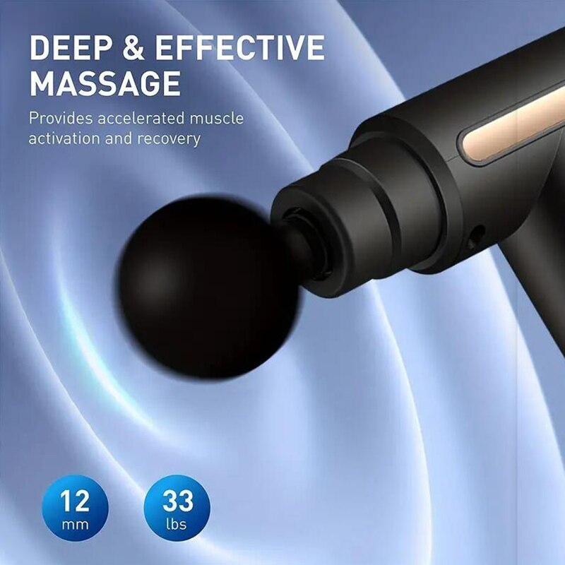 Fascia Gun Muscle Massage Gun Deep Tissue Muscle Handheld Percussion Massager For Body Back And Neck Pain Relief