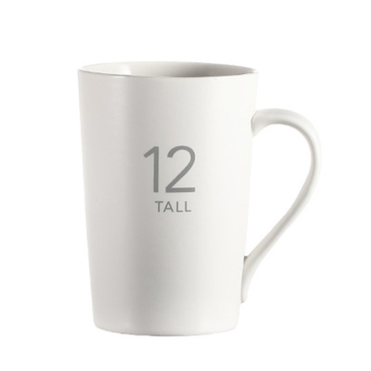 2023 JCX Custom LOGO Classic Ceramic Mug Colorful Cups White Black Gift Box Tumbler Tall ceramic coffee mugs