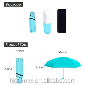 JCX/Capsule Mini Pocket Umbrella Clear Men's Umbrella Windproof Folding