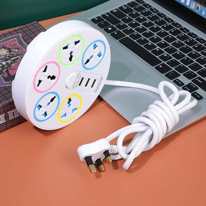 Export creative disc socket Southeast Asia Thailand Myanmar Laos Cambodia multi-function strip with USB