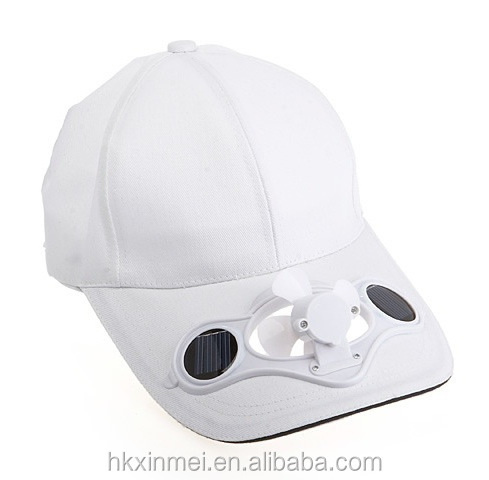 JCX/Customized Sun Solar Fan Cap Solar Power Hat Cap With Cooling Fan