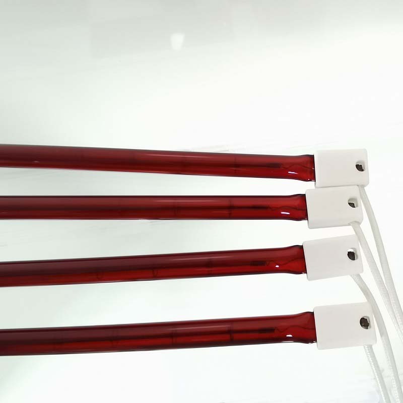 Pet Brooder Breeding use SK15 400mm Length Ruby Quartz Short Wave Element Tungsten Infrared Heating Infra Red Heat Lamps