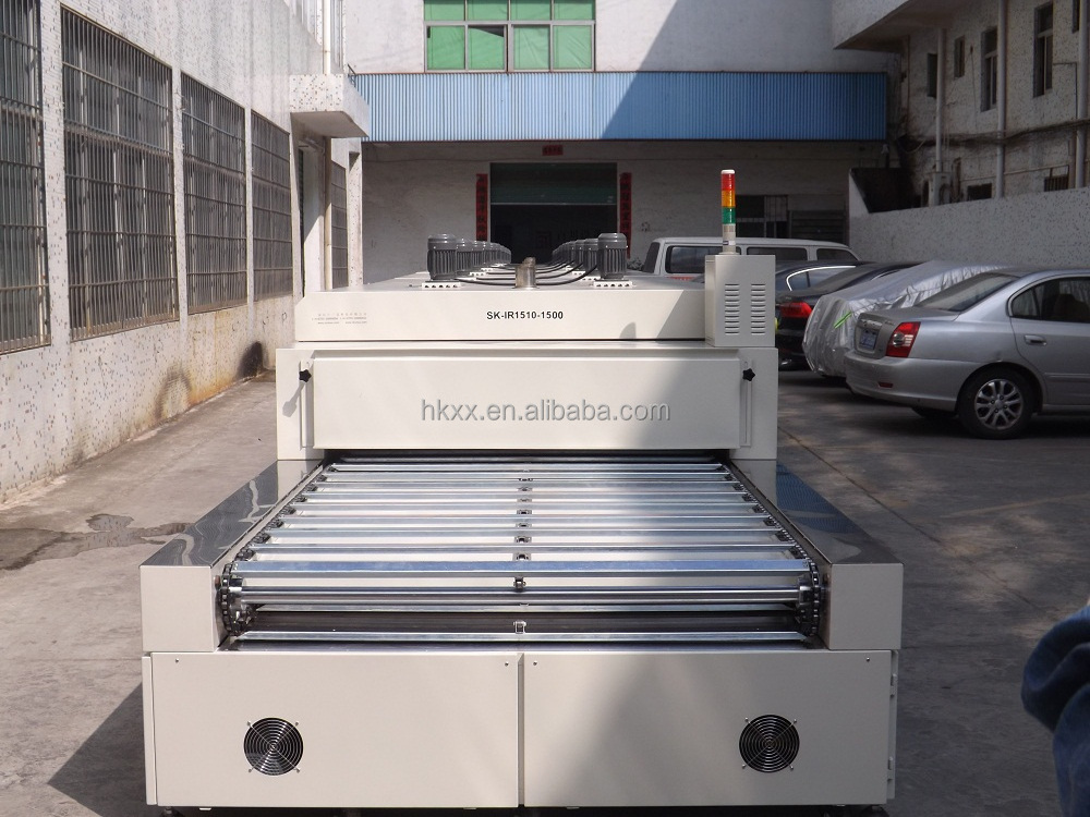 IR Illuminator Conveyor Belt Dryer Machine For Making Rubber Foam Floor