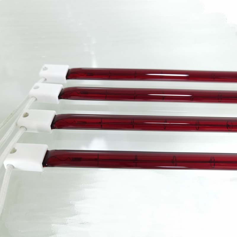 Pet Brooder Breeding use SK15 400mm Length Ruby Quartz Short Wave Element Tungsten Infrared Heating Infra Red Heat Lamps