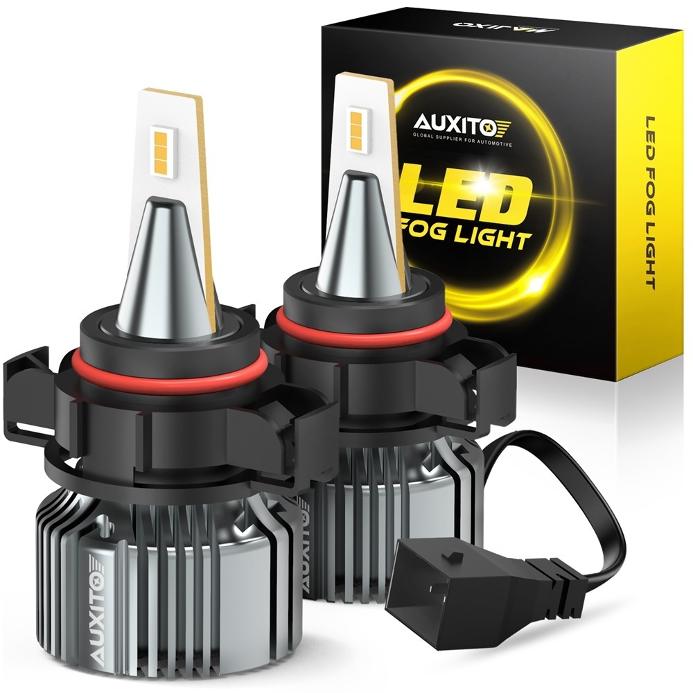 Auxito super bright new 5202 LED Fog Driving Light Bulbs Conversion Kit Replace Halogen Golden Yellow