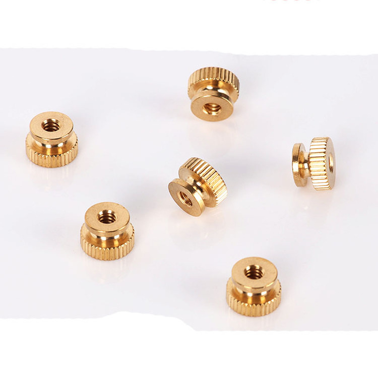 M2.5 M3 4 M5 M6 M8 Metric Brass Flanged Knurled Head Thumb Nut