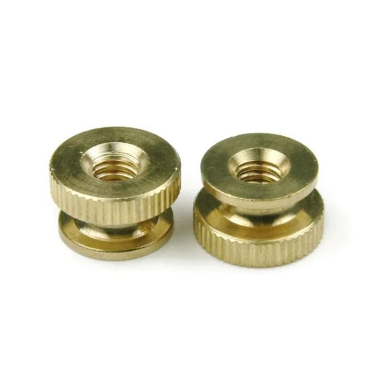 M2.5 M3 4 M5 M6 M8 Metric Brass Flanged Knurled Head Thumb Nut