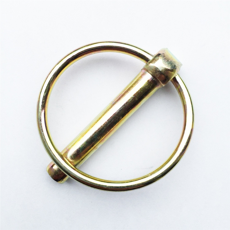 Tube locking safety snapper linch pin