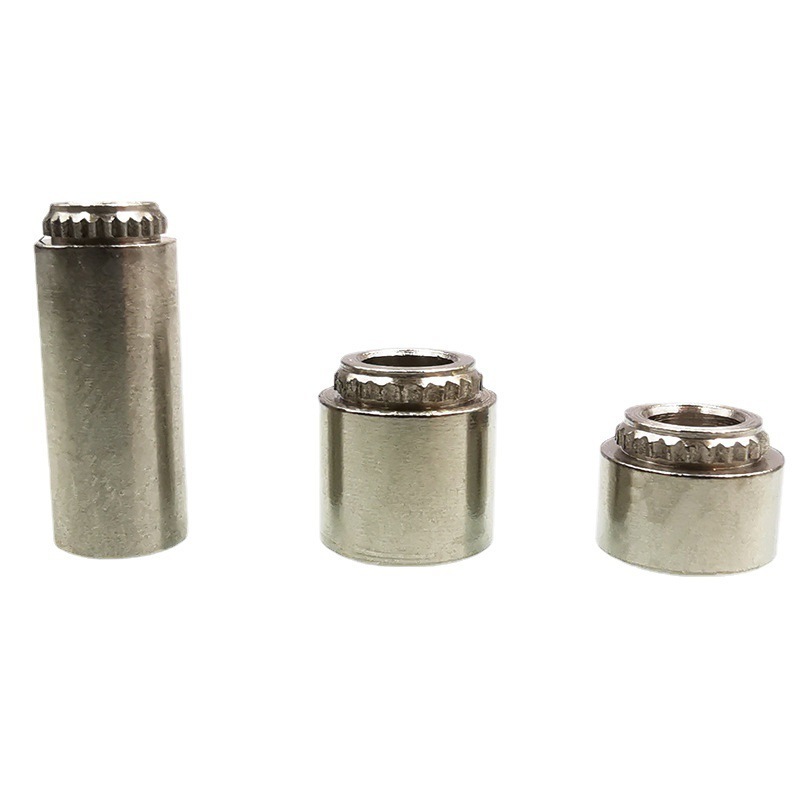 KFSE-4.2 M3 3.6 knurled  Splined Press-Fit captive Spacer Broaching Standoffs Unthreaded Spacer for PCB board