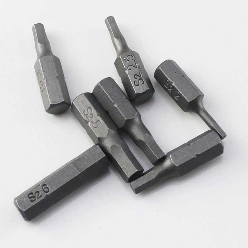 H2 H2.5 H3 H3.5 H4 H5 H6 Hexagon Screwdriver Bit Set Power Tool 1/4