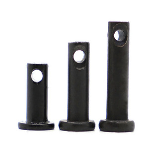 M3-M8 10mm~60mm Dowel Pin Rod with Hole Steel Flat Head cylinder Black Pins GB882 Grooved Clevis Pin