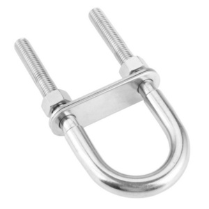 M5 M6 M8 M10 M12 Stainless Steel 304 Boat Hardware Boat Parts Silver Auto Part Trailer U-bolt Nut Pipe Clamp Eye U-Bolt