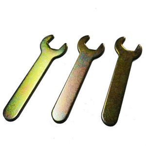 Hardware Hand Tools Carbon Steel Galvanized Mini Stamped Hex Flat Spanner Single Open End Wrench Allen Key Wrench