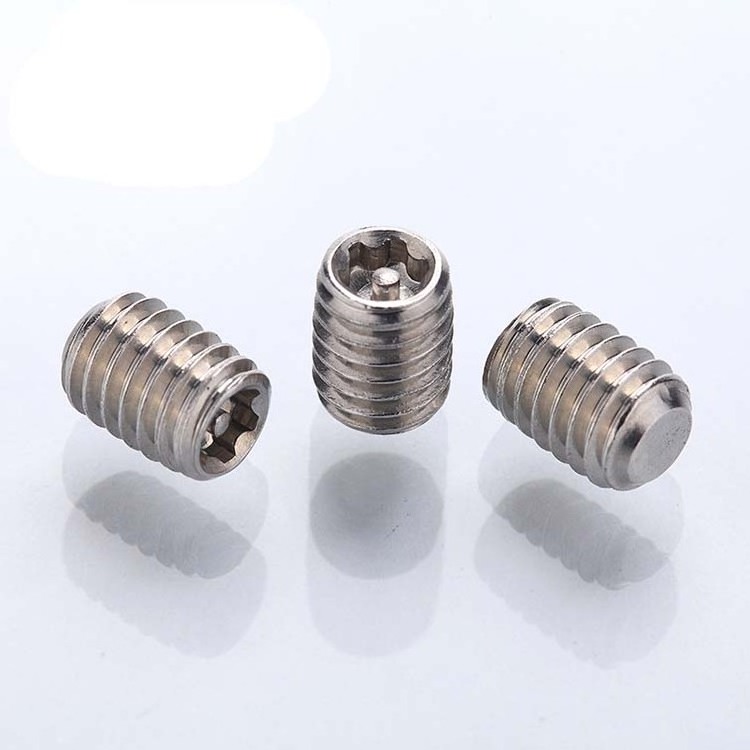 M2 M3 M4 M5 M6 Hexagon Socket with pin tamper resistant anti-theft security grub set screw