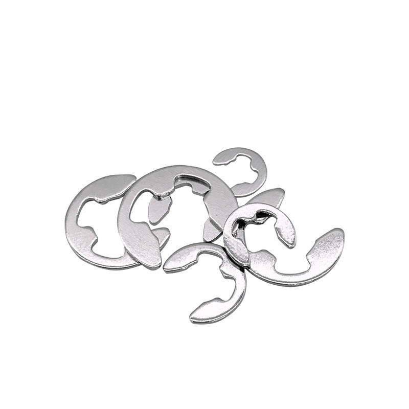 M3 M4 M5 M6 304 Stainless Steel E Clip Circlip Retaining Ring Washer Metric Retaining Rings Washer For Shaft Fastener