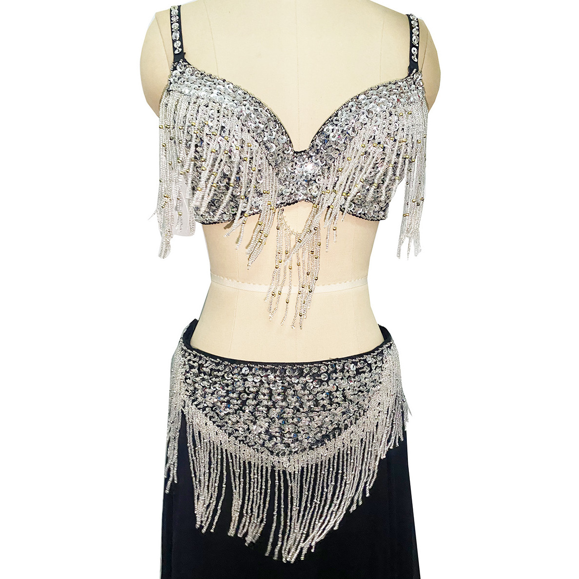 Wholesales Professional belly dance performance Outfit clothing fans accessories