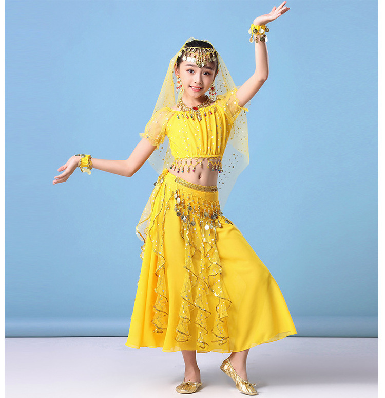 Wholesale Professional Children's Indian Bollywood Dance Performance costume