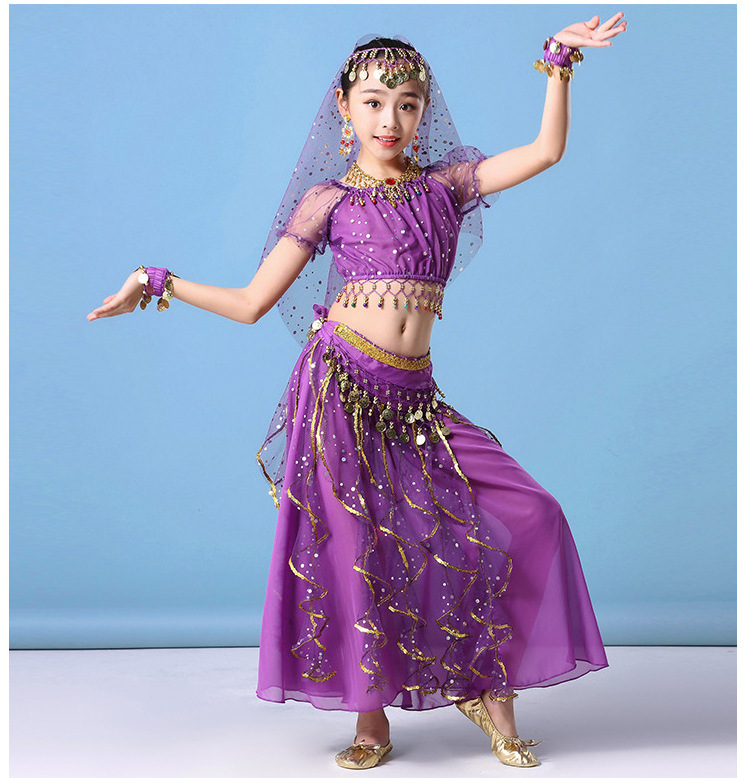 Wholesale Professional Children's Indian Bollywood Dance Performance costume