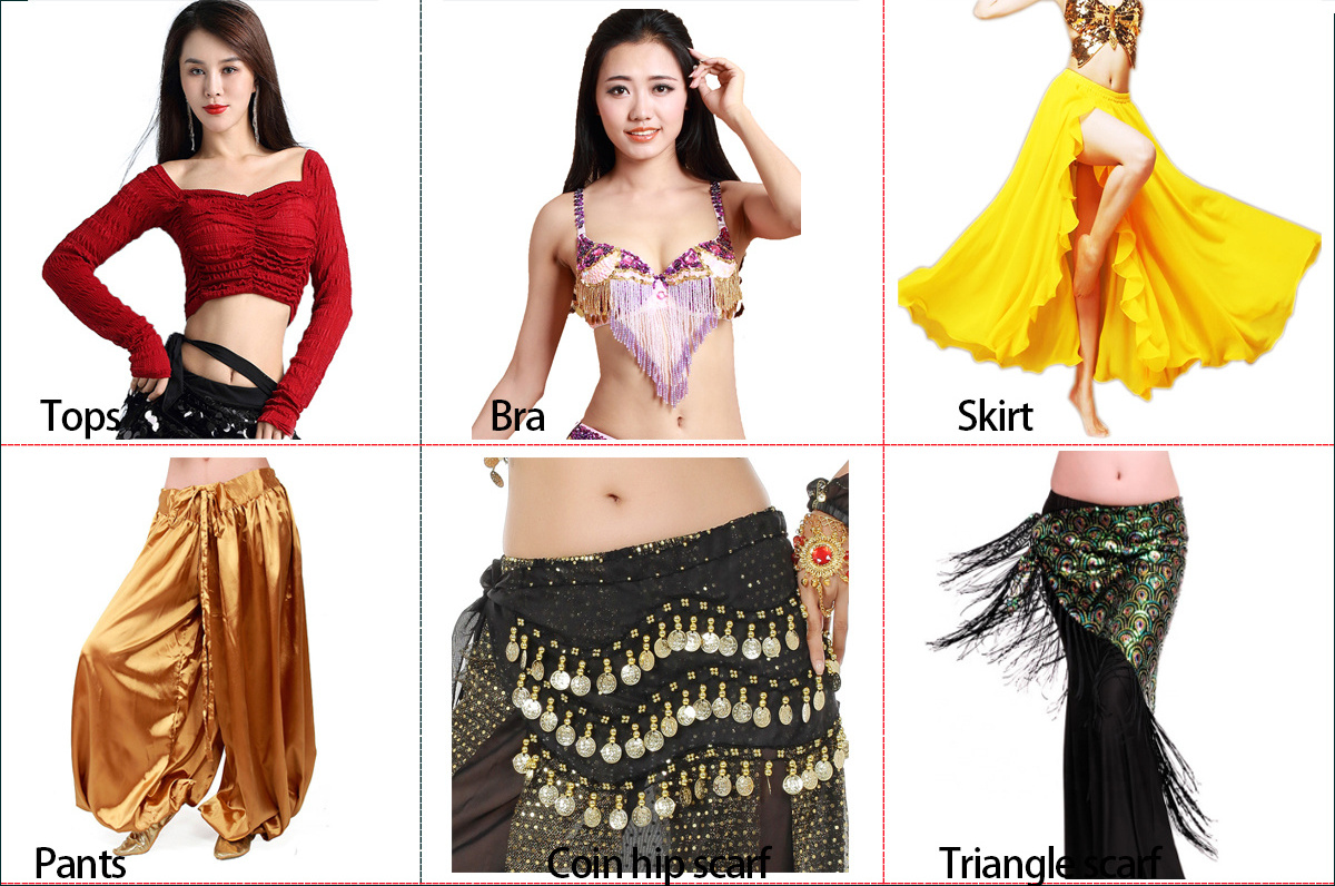 Newest Women Movie Indian princess Bollywood Dance Performance Costumes Wear