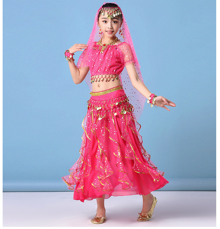 Wholesale Professional Children's Indian Bollywood Dance Performance costume