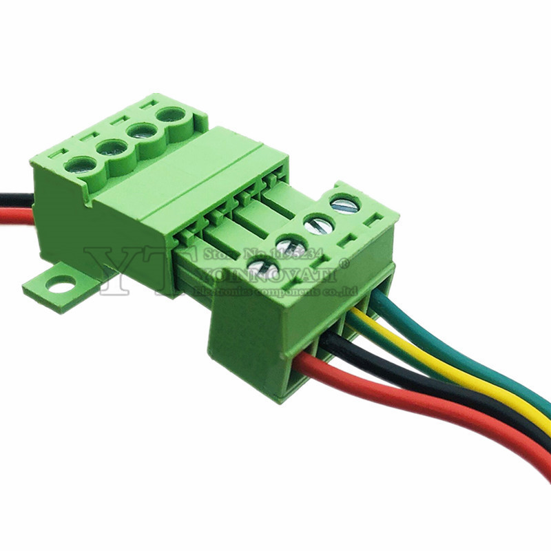 15EDGRKC 3.5/3.81mm PCB Pluggable Terminal Block Connectors 2P3P4P5P6P7P8P9P10P 15EDGK Terminal block With Fixed Base Plate