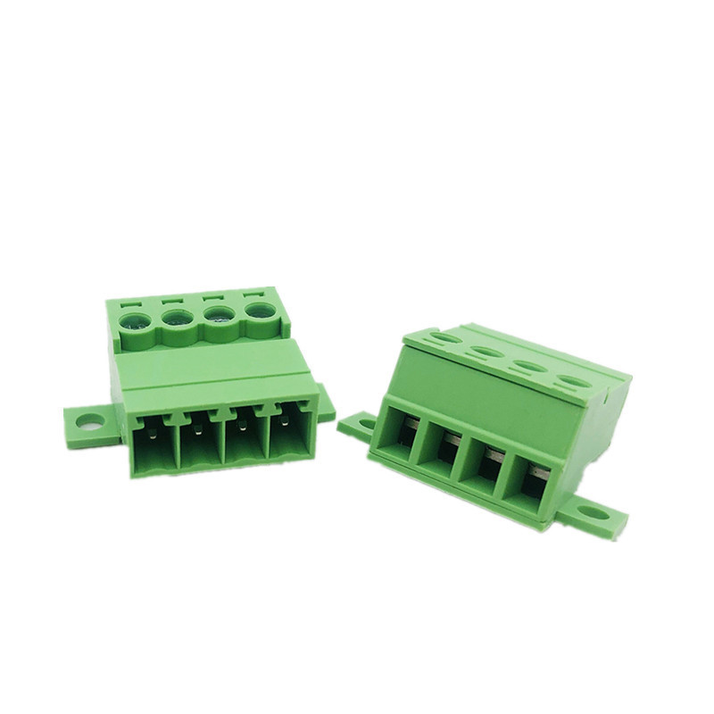 15EDGRKC 3.5/3.81mm PCB Pluggable Terminal Block Connectors 2P3P4P5P6P7P8P9P10P 15EDGK Terminal block With Fixed Base Plate