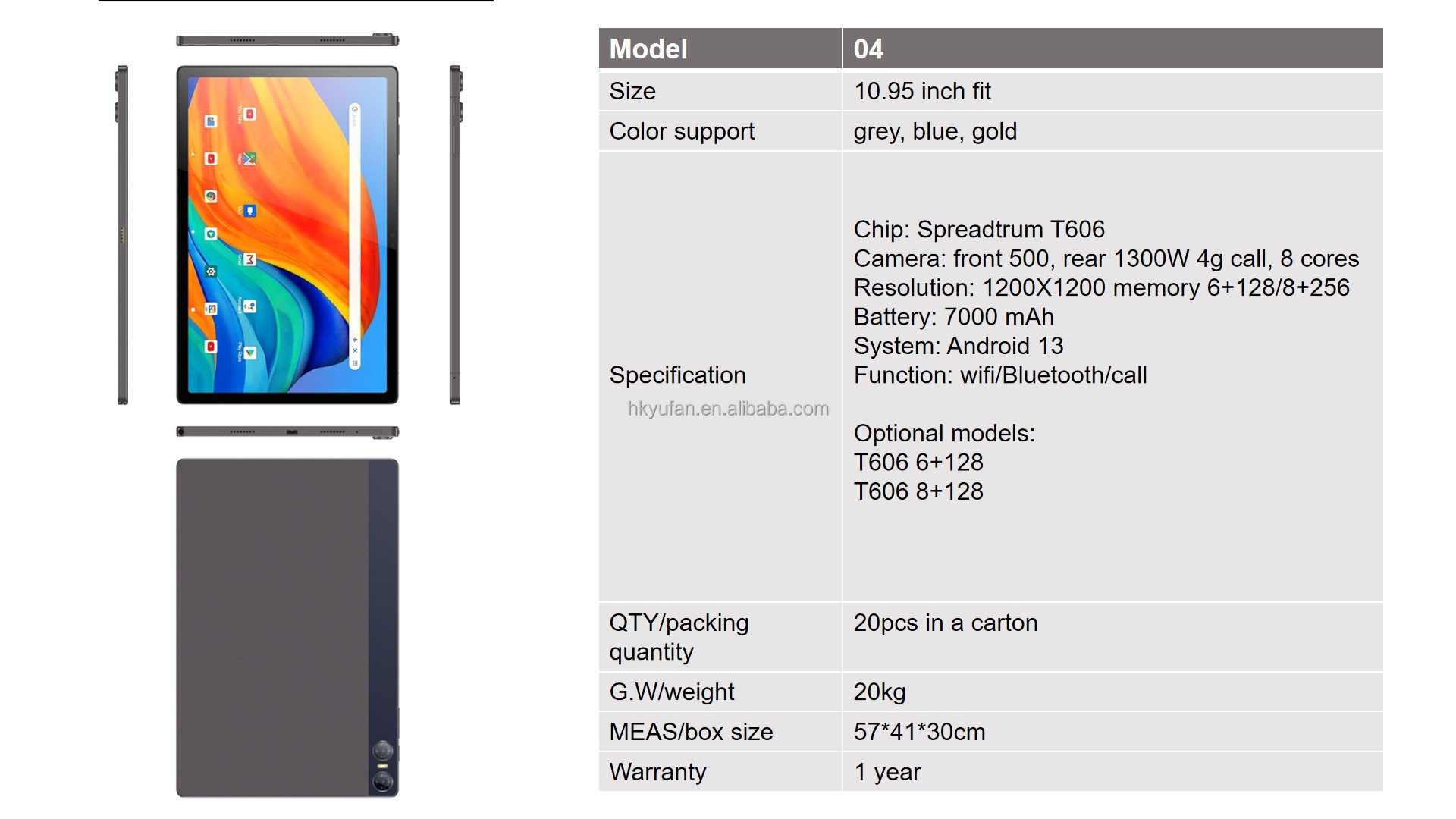 M168w Android Tablet Pc Mt6592 1280X800 4000Mah Wifi 3G Frequency Kids Tablet Tablette 8 10 10.1 Inch Android Tablet