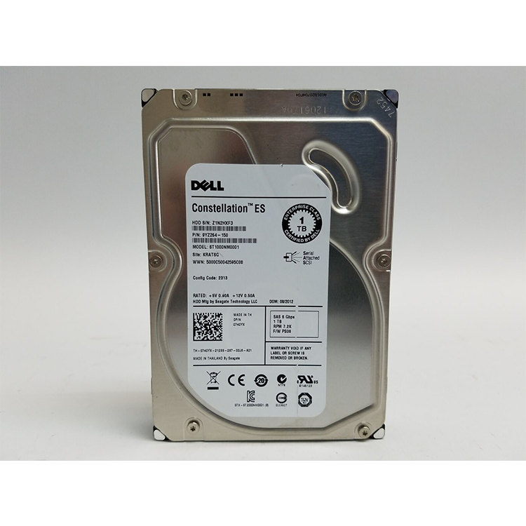 YuFan 3.5 1TB HDD 740YX FNW88 ST1000NM0001 7.2K 6G SAS 1TB Server HDD for seagate expansion 1tb