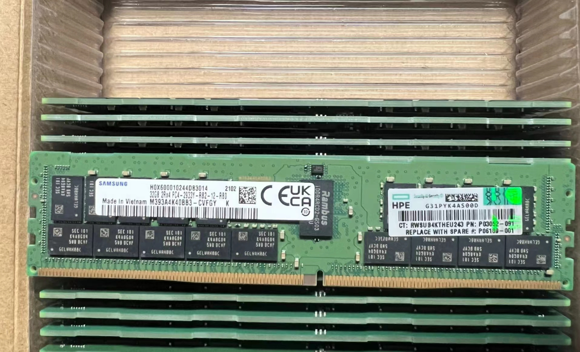 774176-001 752373-091 726724-B21 for HPE RAM Memory 1 x 64GB DDR4 SDRAM 64 DDR3 2400