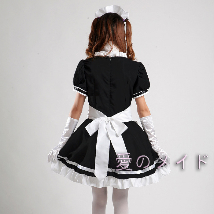 Cute Lolita Maid French Maid Dress Girls Woman Amine Cosplay Costume Waitress Maid Party Stage Costumes