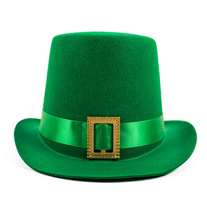 St. Patrick's Day Green Hat Irish Festival Carnival Party Clover Hat Three Leaf Grass Irish Day Happy Ireland Eve Day Hat 2024