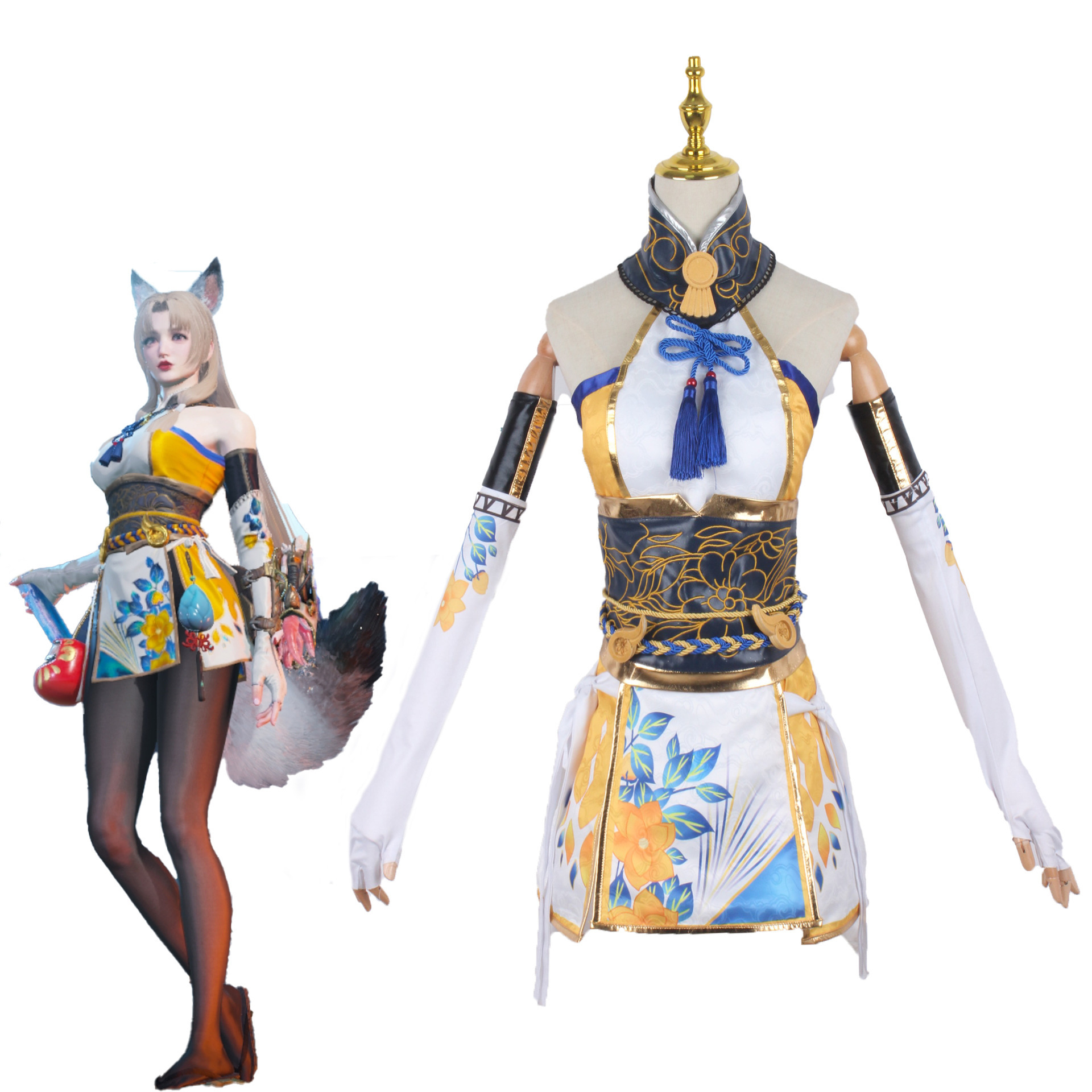 Game Naraka:Bladepoint Tsuchimikado Hutao Cosplay Costume Women Cute Dress Fancy Outfits Halloween Carnival Uniforms Custom Made