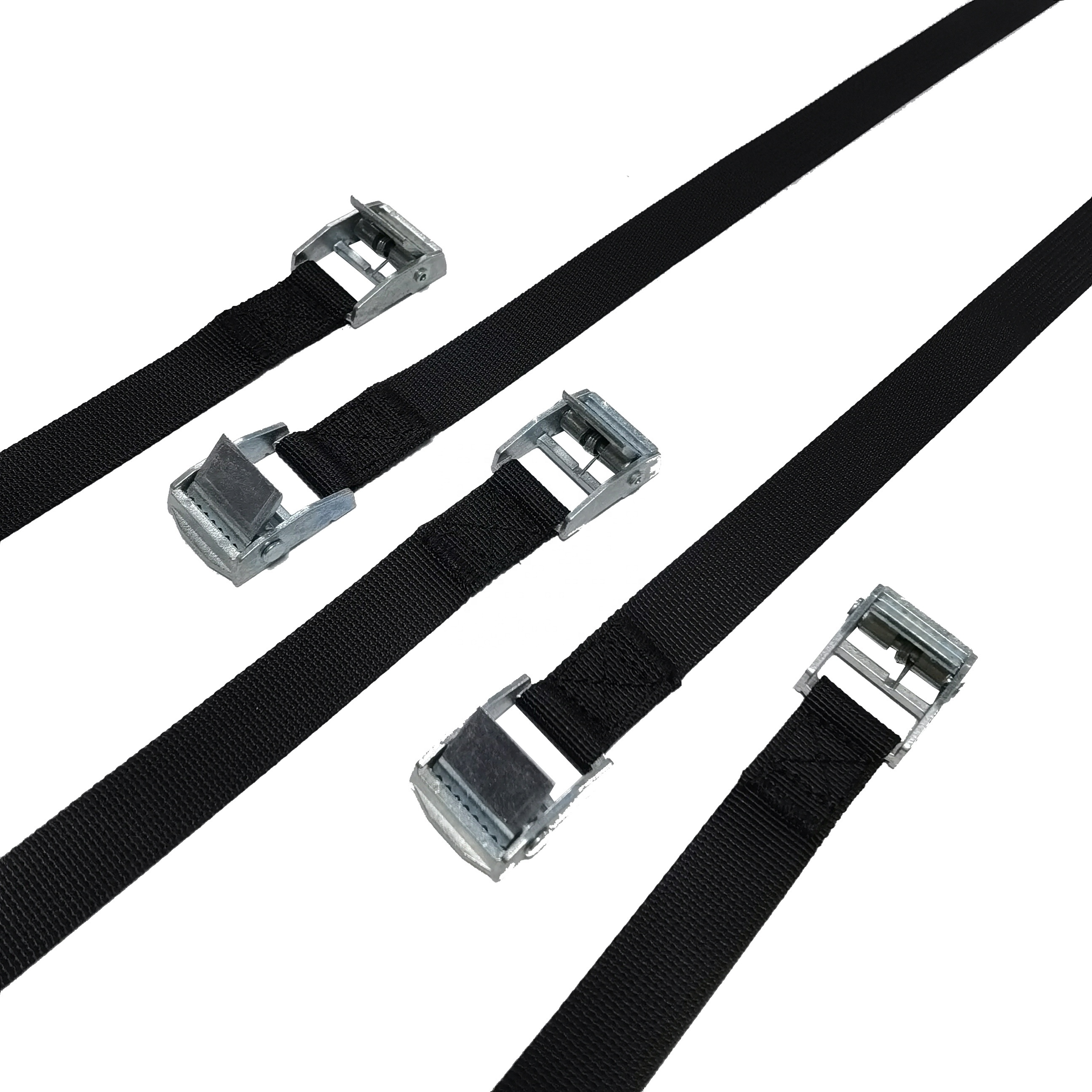 Good quality cheap quick release metal 1 inch cam buckle ratchet tie down cargo straps